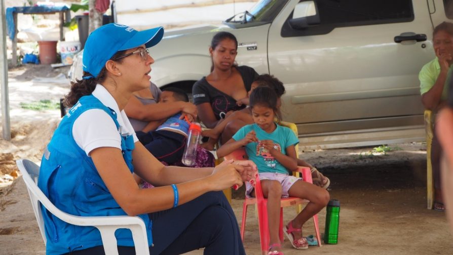 Lis realiza sessão informativa na Igreja Batista de Pacaraima (RR) para venezuelanos e brasileiros. Foto: Pastor Gideão