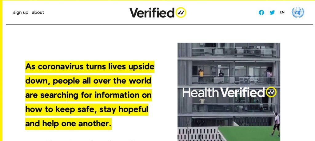Verificado é a iniciativa da ONU para combater desinformação durante a pandemia da COVID-19
