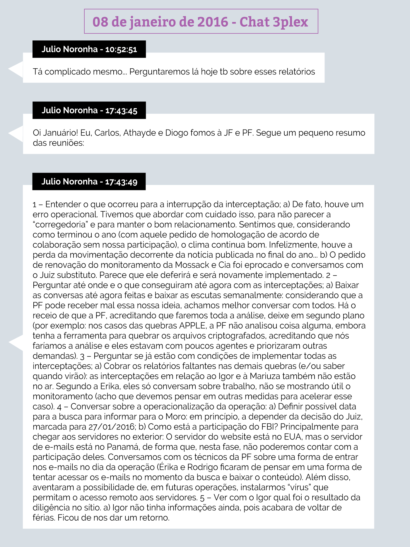 Mensagens indicam parceria com FBI na operação que mirou tríplex do Guarujá 10 dialogo3 mensagens indicam parceria com fbi na operacao que mirou triplex do guaruja