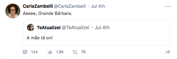 carlazambelliteatualizei