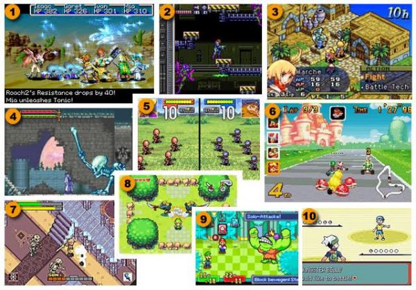 Game Boy Advance - Os Mais Vendidos