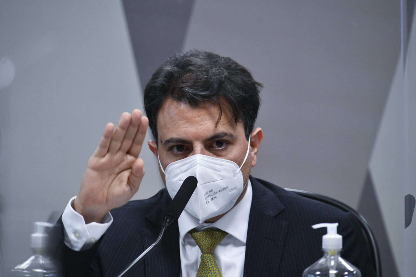 Investigados por fake news, empresários bolsonaristas têm offshores em paraísos fiscais 25 Fakhoury durante depoimento à CPI da Pandemia no Senado em 30 de setembro