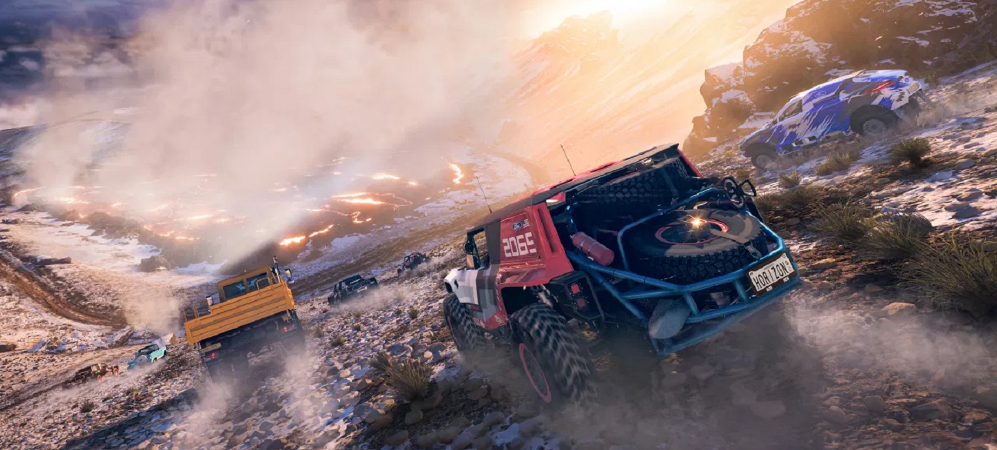 Demonstração das mudanças climáticas no novo trailer do Forza Horizon 5