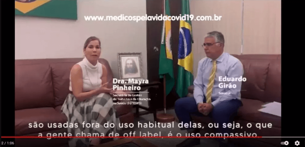 Médicos y grupos antiaborto promueven tratamientos ineficaces contra Covid-19 6 ojopublico mayrapinheiro