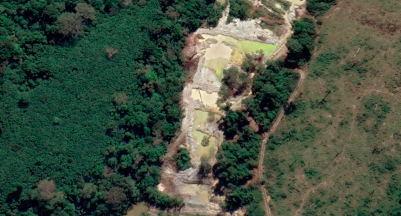 Imagens apontam garimpo ilegal em área solicitada por parceiro do ex-presidente do ICMBio 26 Imagens de satélite de julho de 2020 indicam atividade garimpeira em meio à floresta