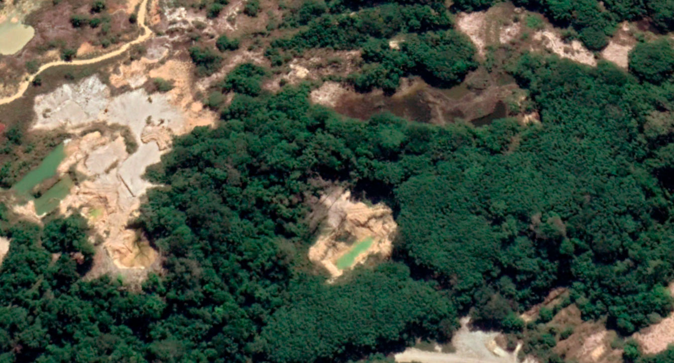 Imagens apontam garimpo ilegal em área solicitada por parceiro do ex-presidente do ICMBio 28 Imagens de satélite de julho de 2020 indicam atividade garimpeira em meio à floresta