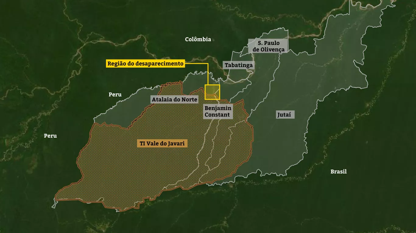 Vale do Javari teve multa recorde por pesca ilegal de pirarucu no Amazonas 9 mapa final