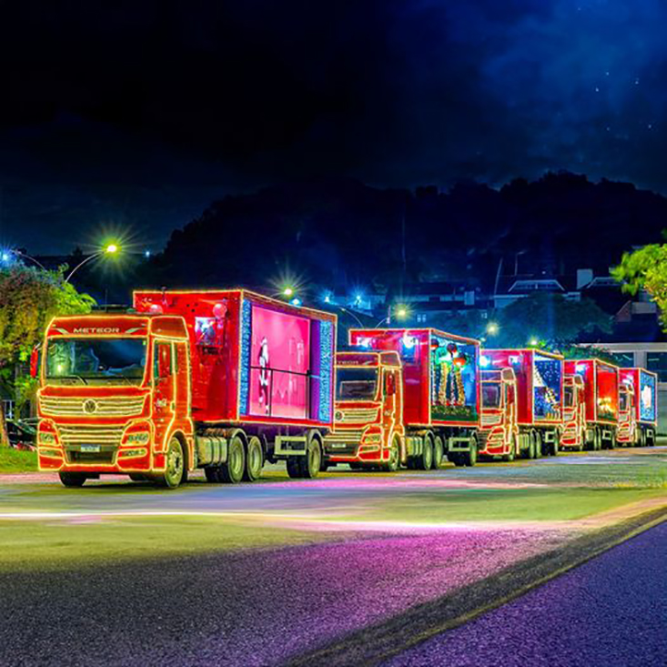 caravana da Coca-Cola